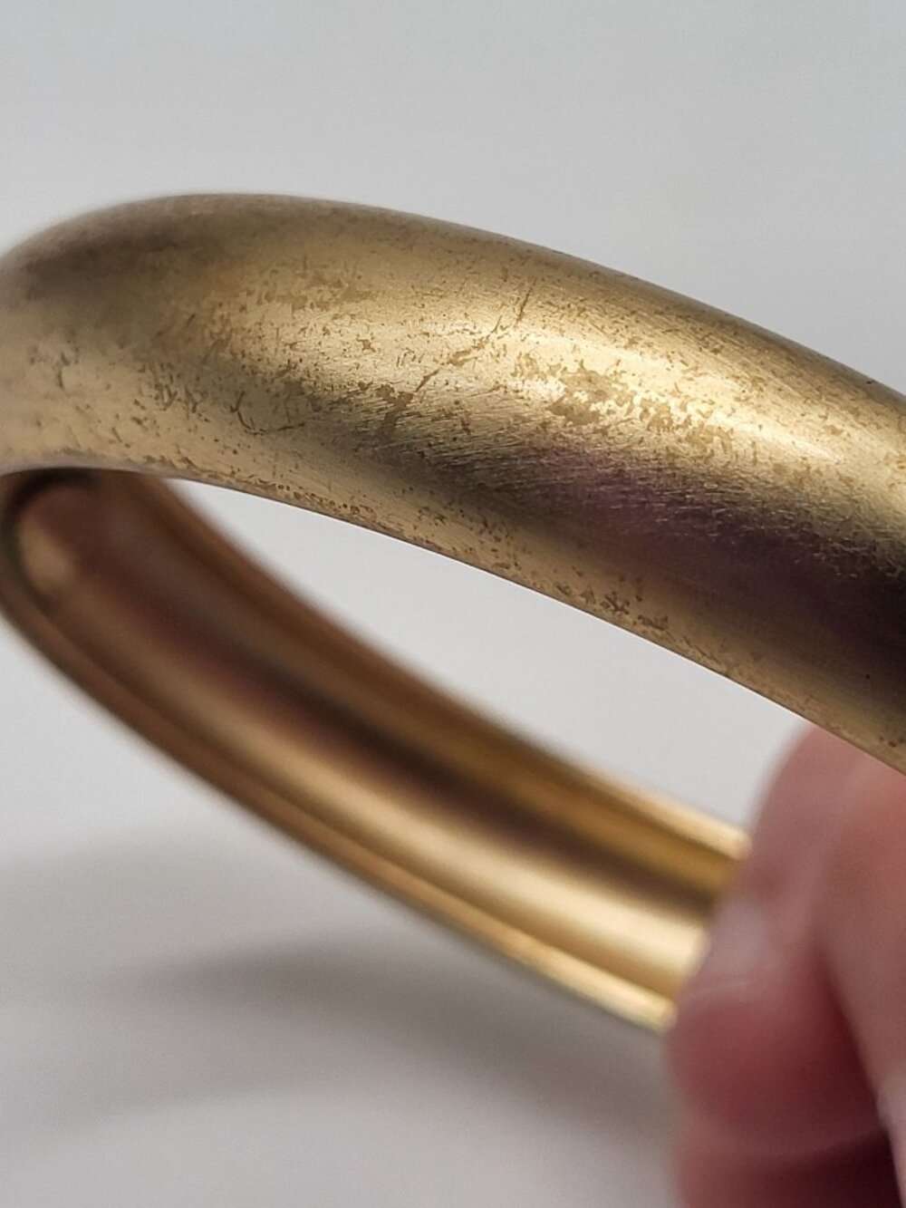 Vintage Roberta Chiarella Gold Tone Bangle Bracelet Minimalist *Read - Picture 4 of 9